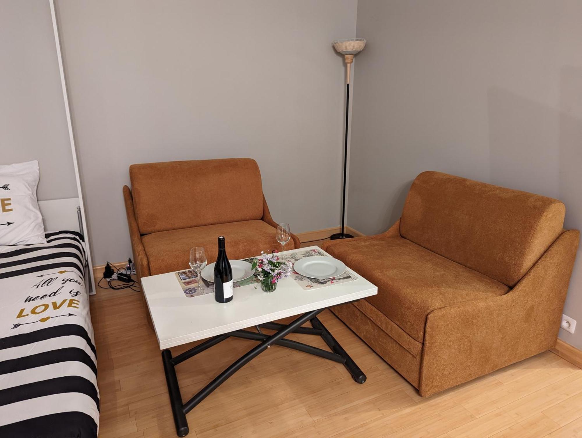 Charming Studio With Eiffel View París Exterior foto